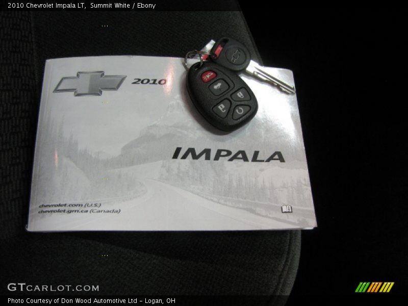 Summit White / Ebony 2010 Chevrolet Impala LT