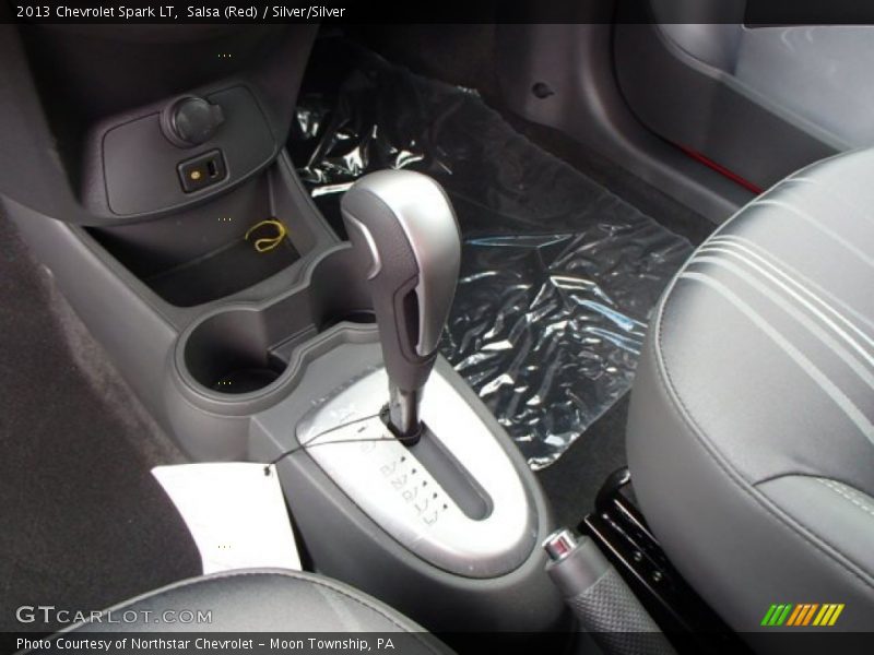 Salsa (Red) / Silver/Silver 2013 Chevrolet Spark LT