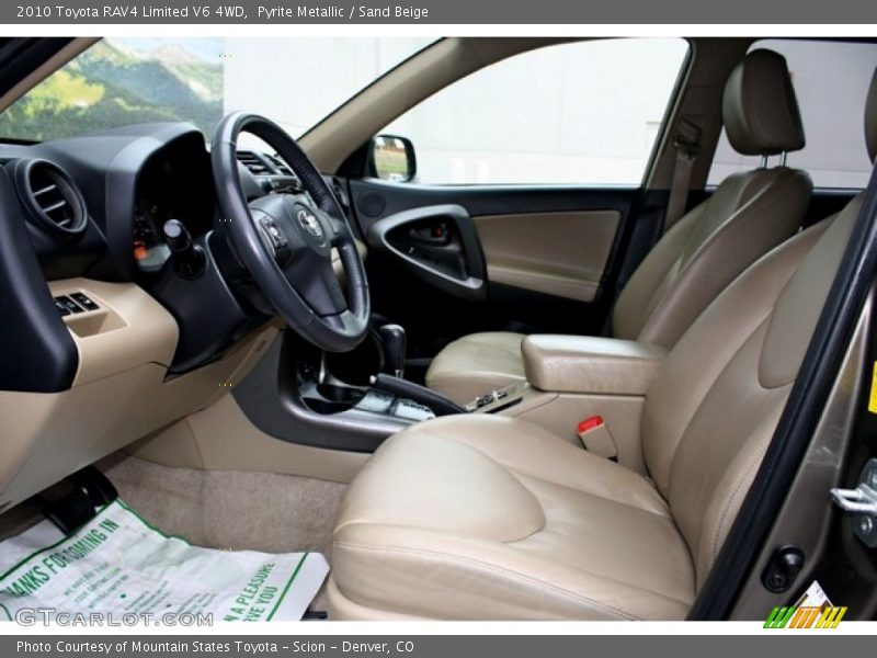 Pyrite Metallic / Sand Beige 2010 Toyota RAV4 Limited V6 4WD