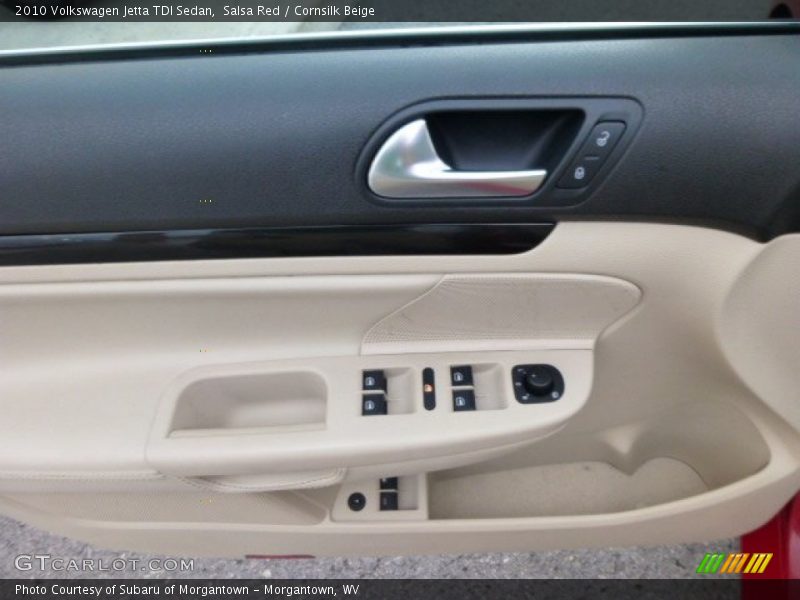 Salsa Red / Cornsilk Beige 2010 Volkswagen Jetta TDI Sedan