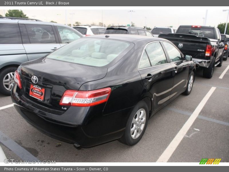 Black / Bisque 2011 Toyota Camry LE
