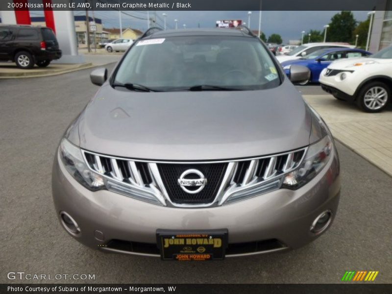 Platinum Graphite Metallic / Black 2009 Nissan Murano LE AWD