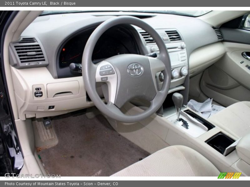 Black / Bisque 2011 Toyota Camry LE