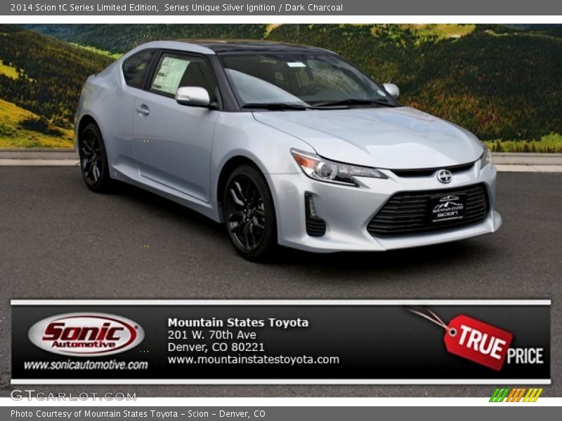 Series Unique Silver Ignition / Dark Charcoal 2014 Scion tC Series Limited Edition