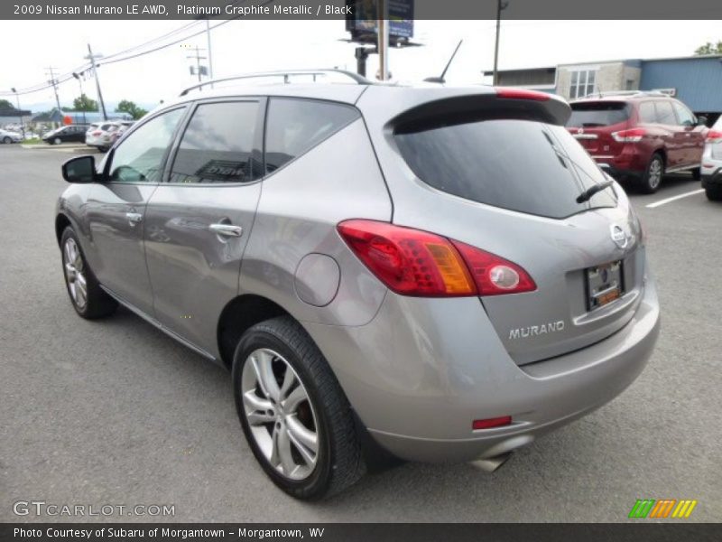 Platinum Graphite Metallic / Black 2009 Nissan Murano LE AWD