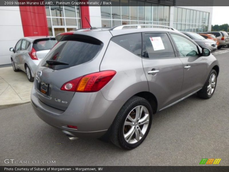 Platinum Graphite Metallic / Black 2009 Nissan Murano LE AWD