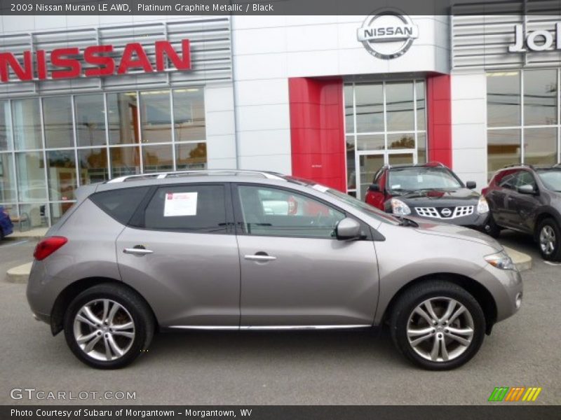 Platinum Graphite Metallic / Black 2009 Nissan Murano LE AWD