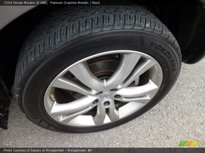 Platinum Graphite Metallic / Black 2009 Nissan Murano LE AWD