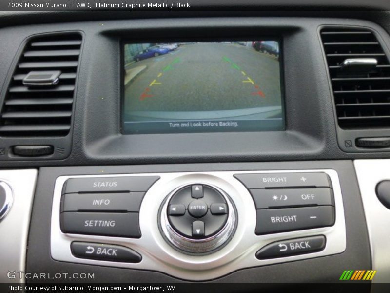 Platinum Graphite Metallic / Black 2009 Nissan Murano LE AWD