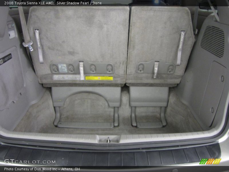 Silver Shadow Pearl / Stone 2008 Toyota Sienna XLE AWD