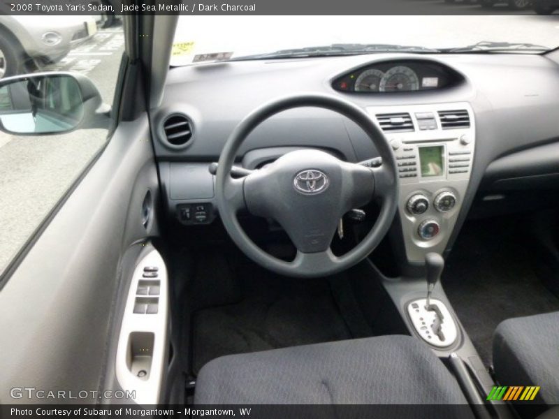 Jade Sea Metallic / Dark Charcoal 2008 Toyota Yaris Sedan