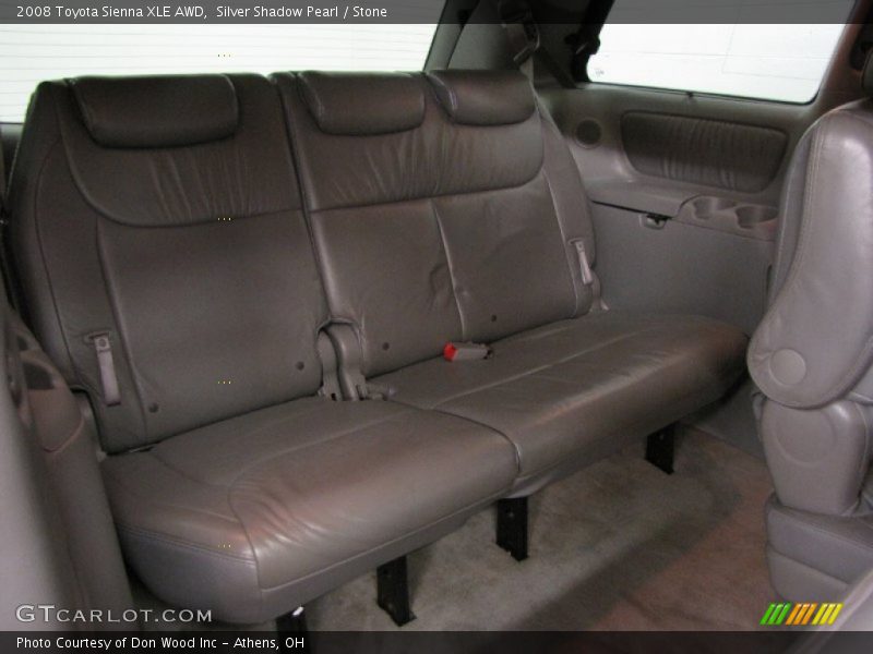 Silver Shadow Pearl / Stone 2008 Toyota Sienna XLE AWD