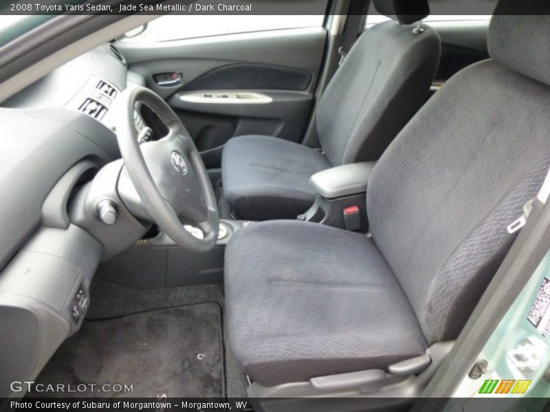 Jade Sea Metallic / Dark Charcoal 2008 Toyota Yaris Sedan
