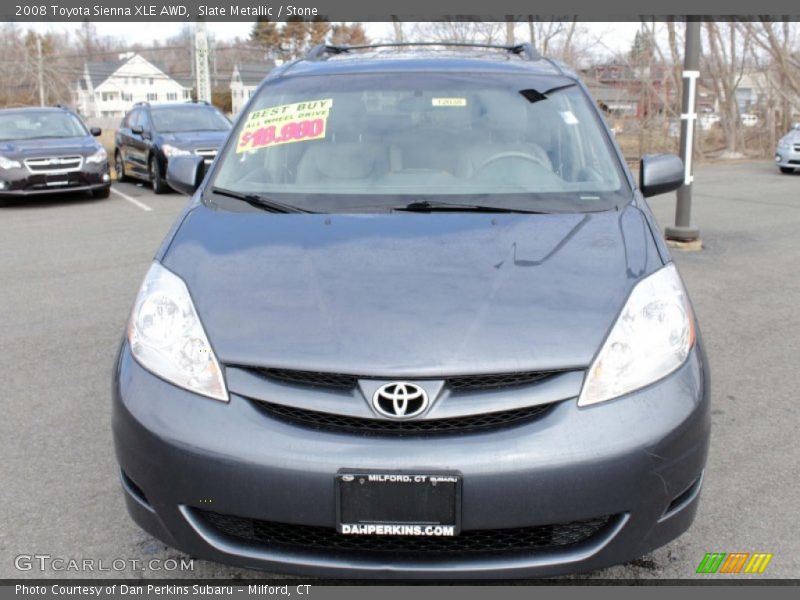 Slate Metallic / Stone 2008 Toyota Sienna XLE AWD