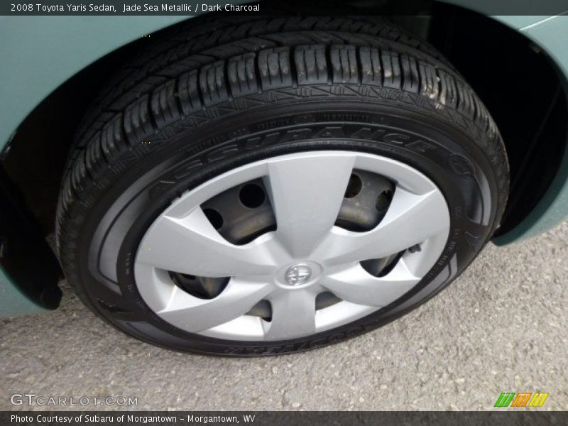 Jade Sea Metallic / Dark Charcoal 2008 Toyota Yaris Sedan