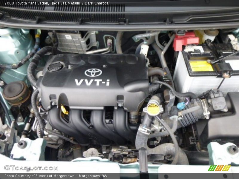 Jade Sea Metallic / Dark Charcoal 2008 Toyota Yaris Sedan