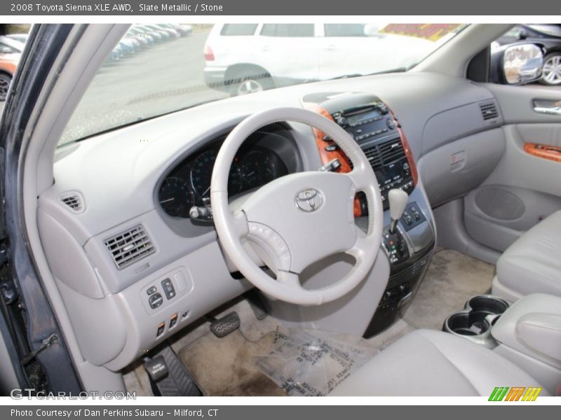 Slate Metallic / Stone 2008 Toyota Sienna XLE AWD