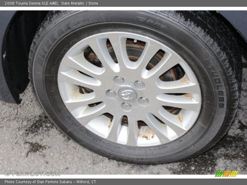 Slate Metallic / Stone 2008 Toyota Sienna XLE AWD