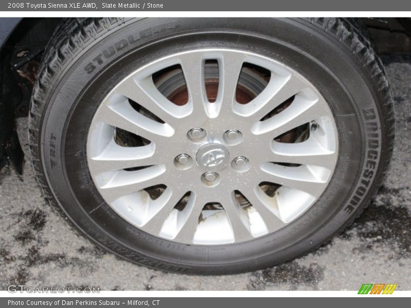 Slate Metallic / Stone 2008 Toyota Sienna XLE AWD