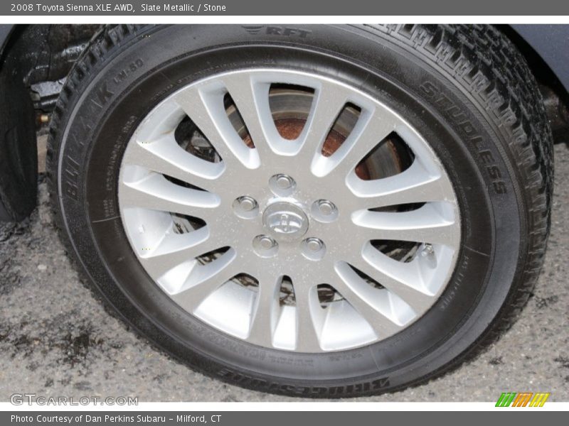 Slate Metallic / Stone 2008 Toyota Sienna XLE AWD