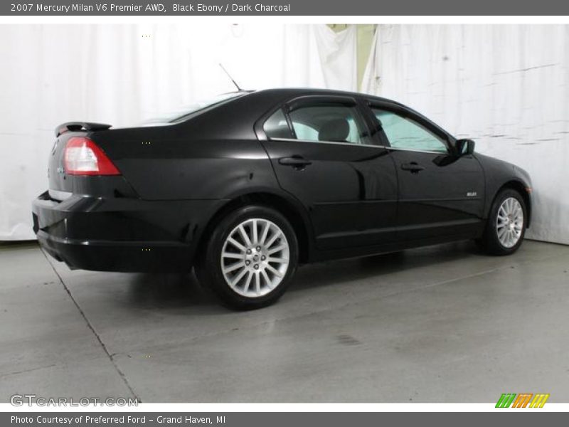 Black Ebony / Dark Charcoal 2007 Mercury Milan V6 Premier AWD