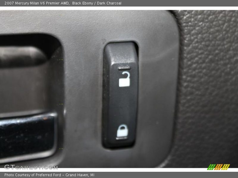 Black Ebony / Dark Charcoal 2007 Mercury Milan V6 Premier AWD