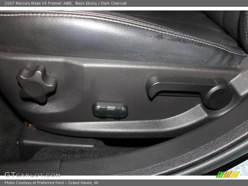 Black Ebony / Dark Charcoal 2007 Mercury Milan V6 Premier AWD