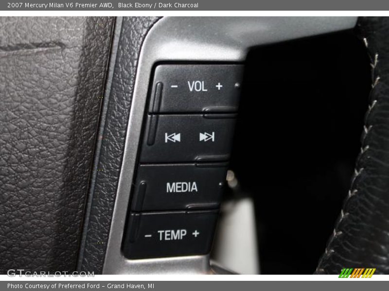 Black Ebony / Dark Charcoal 2007 Mercury Milan V6 Premier AWD
