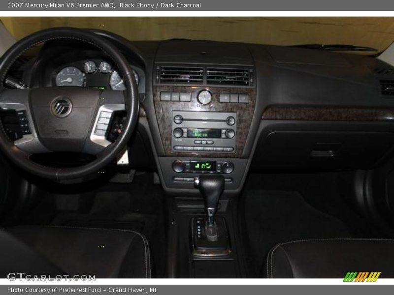 Black Ebony / Dark Charcoal 2007 Mercury Milan V6 Premier AWD