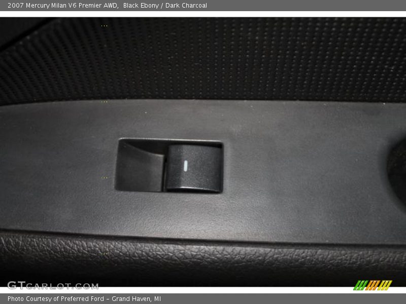 Black Ebony / Dark Charcoal 2007 Mercury Milan V6 Premier AWD