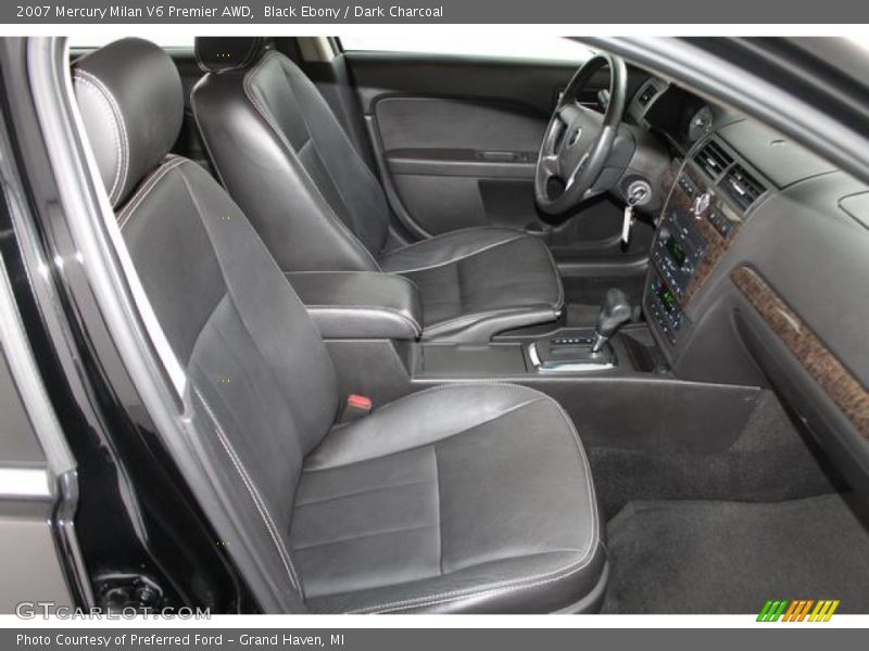 Black Ebony / Dark Charcoal 2007 Mercury Milan V6 Premier AWD