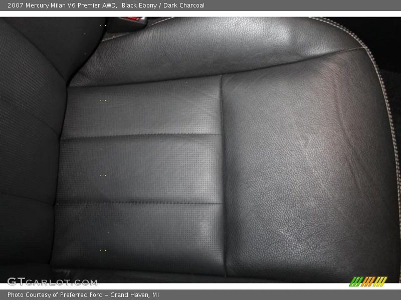 Black Ebony / Dark Charcoal 2007 Mercury Milan V6 Premier AWD