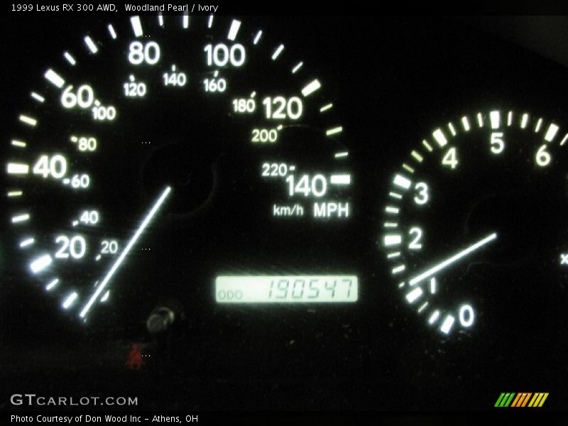 Woodland Pearl / Ivory 1999 Lexus RX 300 AWD