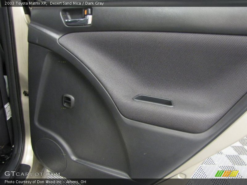 Desert Sand Mica / Dark Gray 2003 Toyota Matrix XR