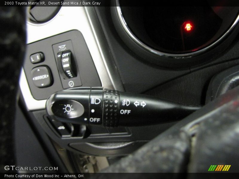Controls of 2003 Matrix XR