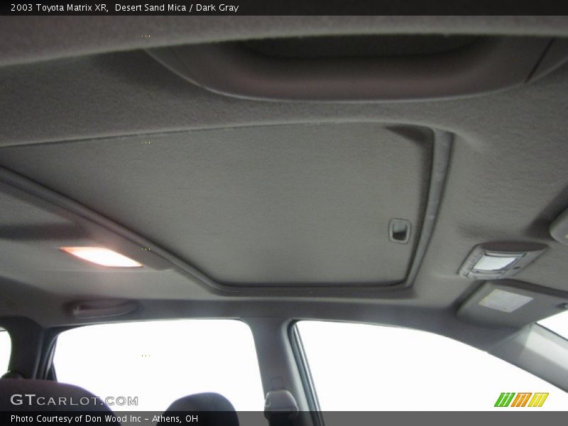 Desert Sand Mica / Dark Gray 2003 Toyota Matrix XR