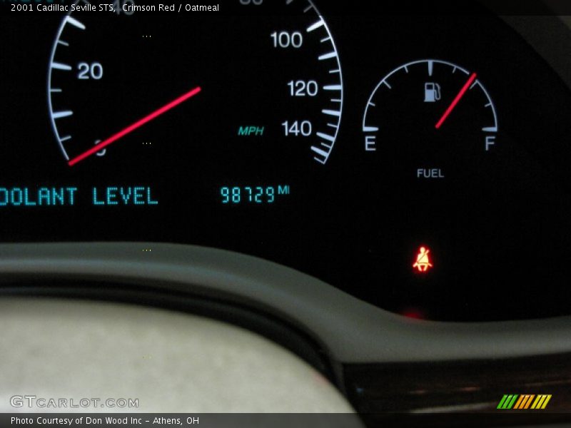 Crimson Red / Oatmeal 2001 Cadillac Seville STS