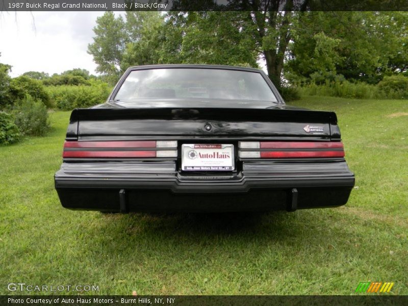 Black / Black/Gray 1987 Buick Regal Grand National