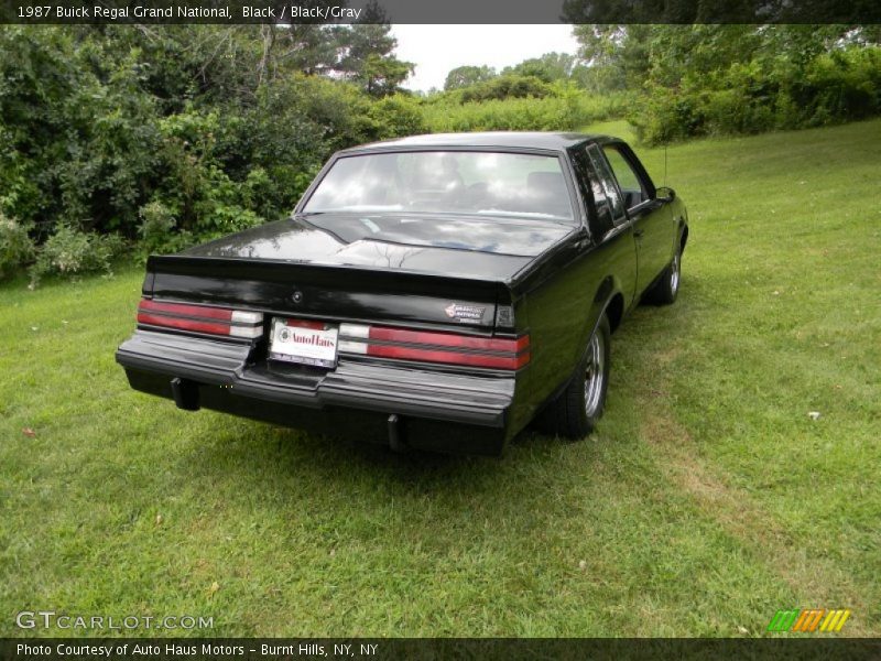 Black / Black/Gray 1987 Buick Regal Grand National