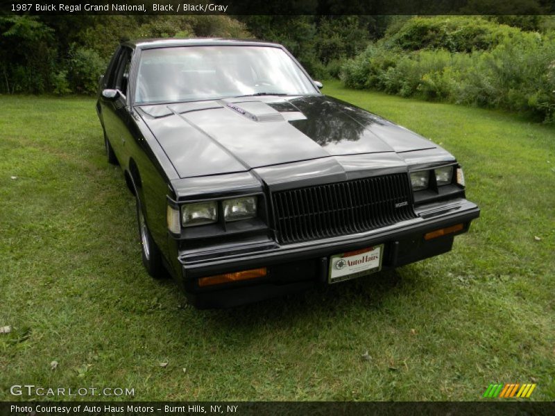 Black / Black/Gray 1987 Buick Regal Grand National