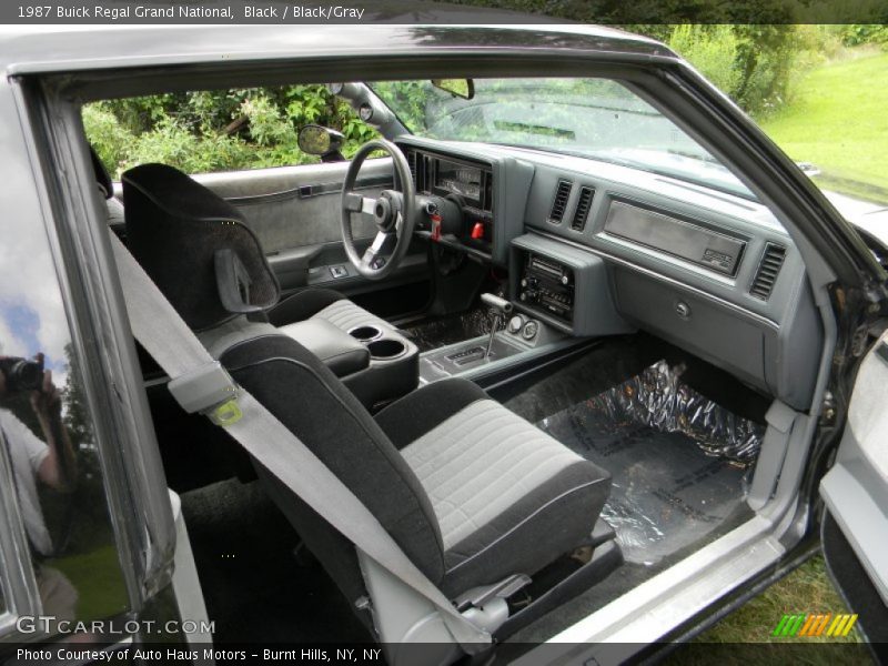  1987 Regal Grand National Black/Gray Interior