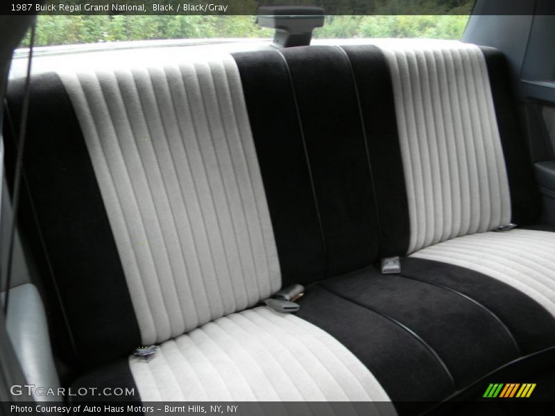 Rear Seat of 1987 Regal Grand National