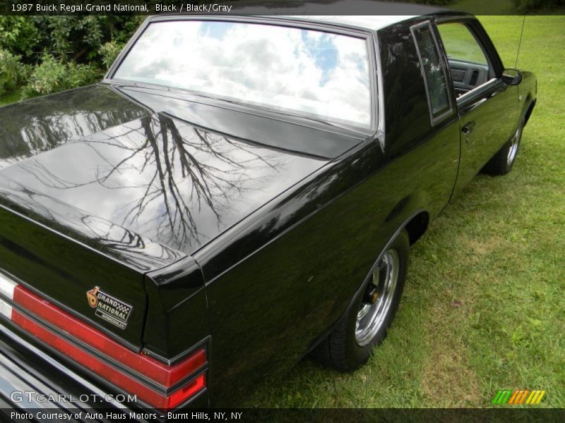 Black / Black/Gray 1987 Buick Regal Grand National