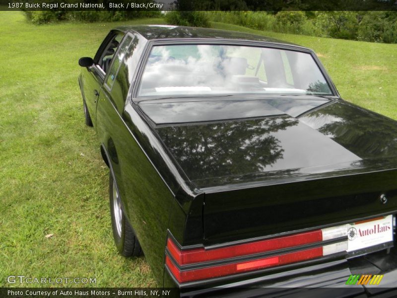Black / Black/Gray 1987 Buick Regal Grand National