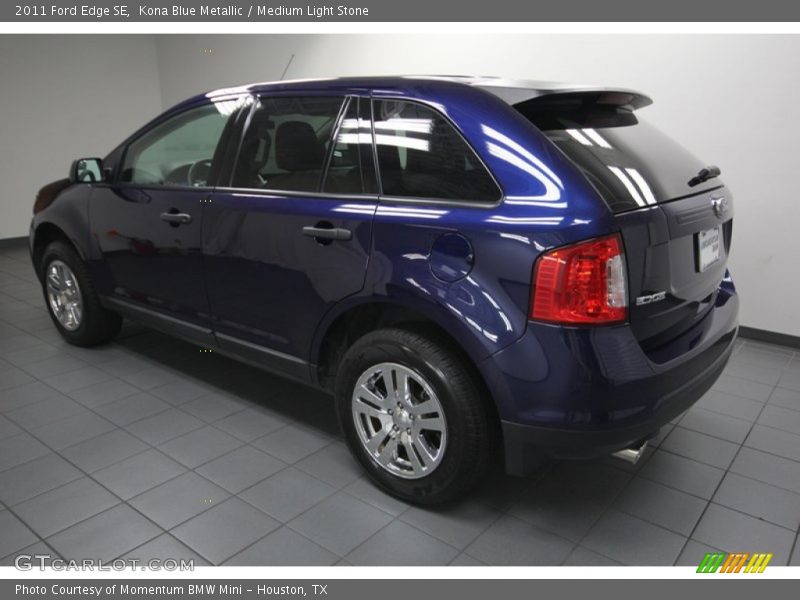 Kona Blue Metallic / Medium Light Stone 2011 Ford Edge SE