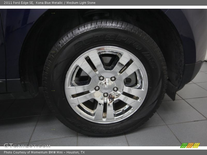 Kona Blue Metallic / Medium Light Stone 2011 Ford Edge SE