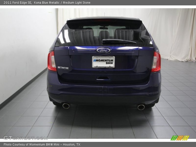 Kona Blue Metallic / Medium Light Stone 2011 Ford Edge SE
