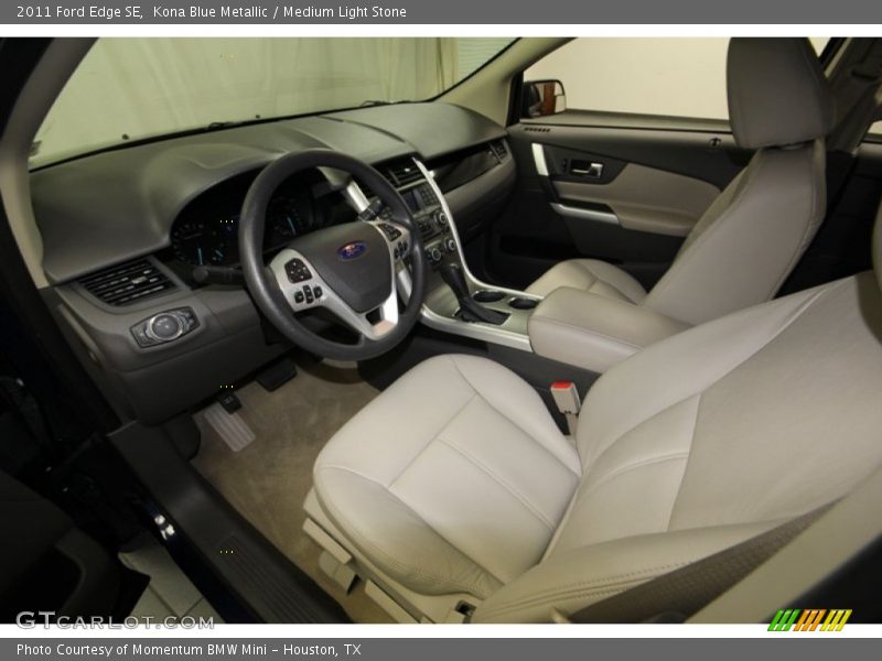 Kona Blue Metallic / Medium Light Stone 2011 Ford Edge SE