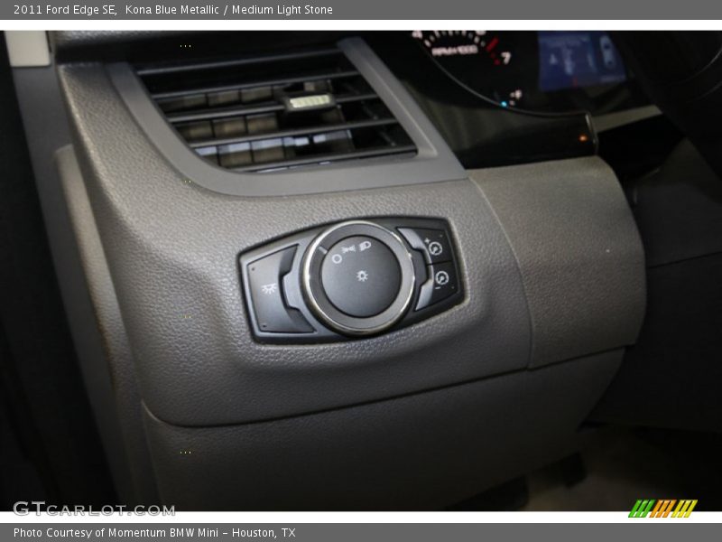 Kona Blue Metallic / Medium Light Stone 2011 Ford Edge SE
