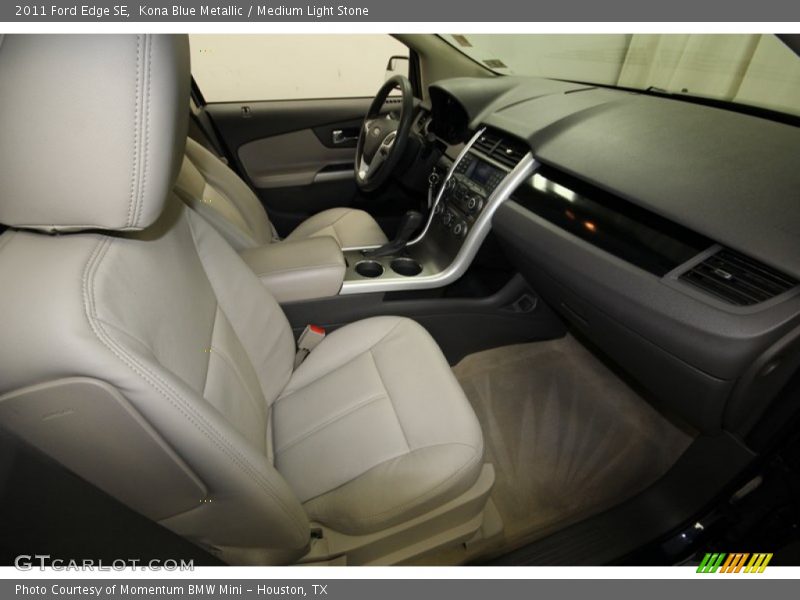 Kona Blue Metallic / Medium Light Stone 2011 Ford Edge SE
